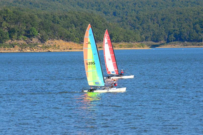 Hobie 17 racecourse action - photo © the 2024 Hobie 17 and Hobie 18 North American Championships