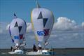 RCYC 707 3 leads the Class 5 fleet during Burnham Week 2025 © Petru Balau Sports Photography / sports.hub47.com