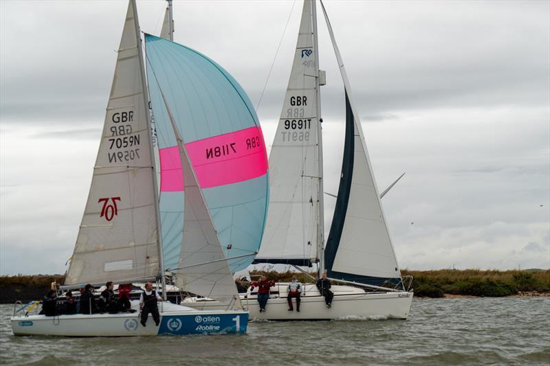 Royal Corinthian Yacht Club 707 competes in class 5 during Burnham Week 2024 photo copyright Petru Balau Sports Photography / sports.hub47.com taken at Royal Corinthian Yacht Club, Burnham and featuring the 707 class