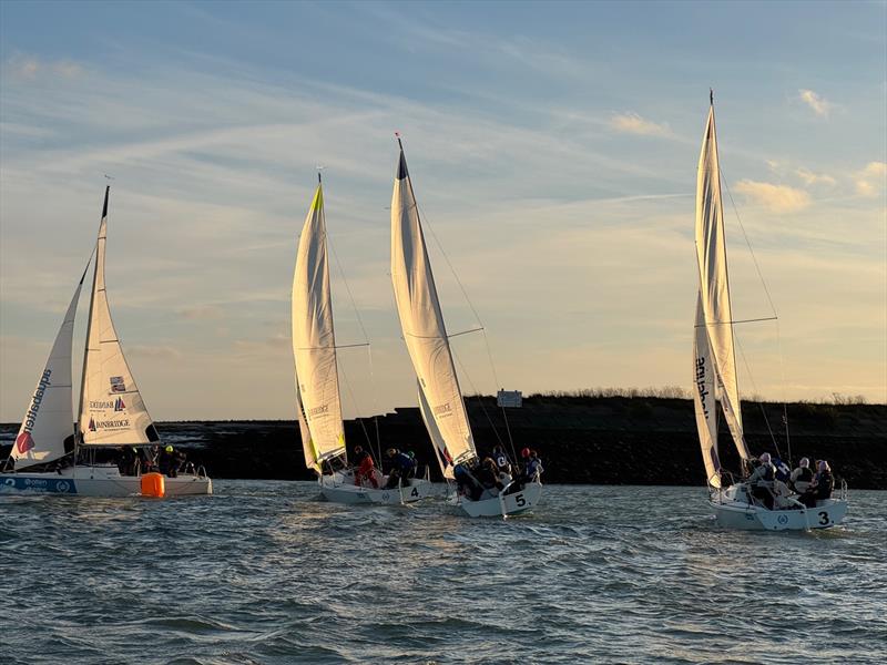 2025/26 University Sailing League Round 2 at Burnham photo copyright Nick Milton taken at Royal Corinthian Yacht Club and featuring the 707 class