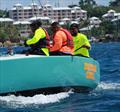 6th Annual USVI Hotel & Tourism Association Regatta - Team Margaritaville - L to R: Augustin Schneider, Toby Ferrell, and Alique Briggs © STSC / C Bareuther