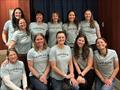 Cascadia Sailing: Top row (left to right): Becky Kelly, Sarah Turpie, Joy Dahlgren, Chris Wolfe, Tara Golonka, Zoe Folsetter; bottom row: Jaime Mack, Jen Glass, Lindsay Bergan, AnaLucia Clarkson, Kate Sargent &copy; Cascadia Sailing