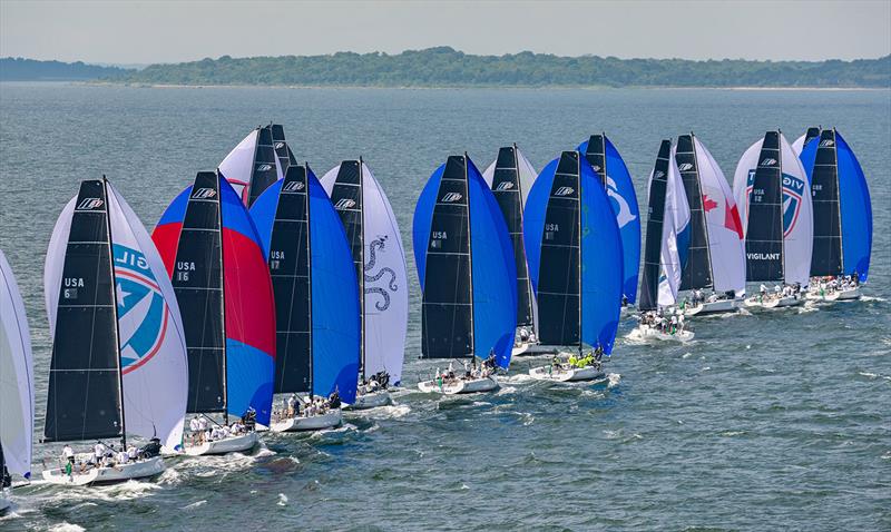 IC37, 2022 Race Week at Newport presented by Rolex photo copyright Rolex / Daniel Forster taken at New York Yacht Club and featuring the IC37 class