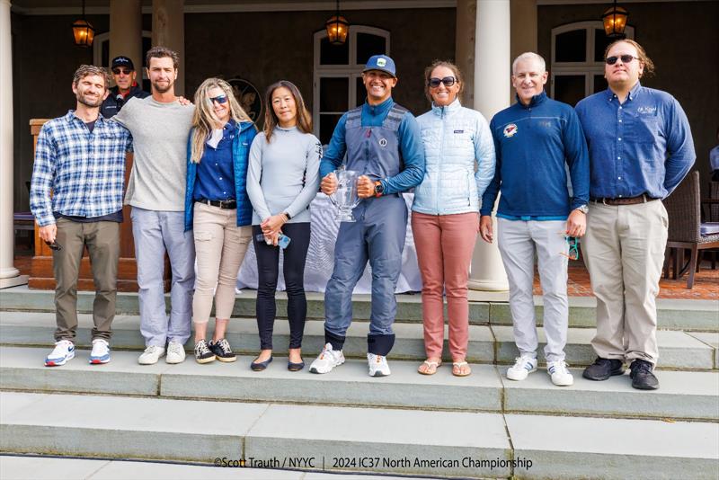 Daniel Thielman's Kuai team wins the season title during the 2024 IC37 North American Championship photo copyright Scott Trauth / NYYC taken at New York Yacht Club and featuring the IC37 class