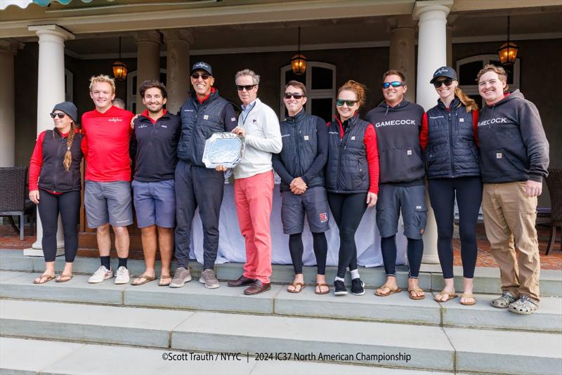 Peter McClennen's Gamecock team win the 2024 IC37 North American Championship photo copyright Scott Trauth / NYYC taken at New York Yacht Club and featuring the IC37 class