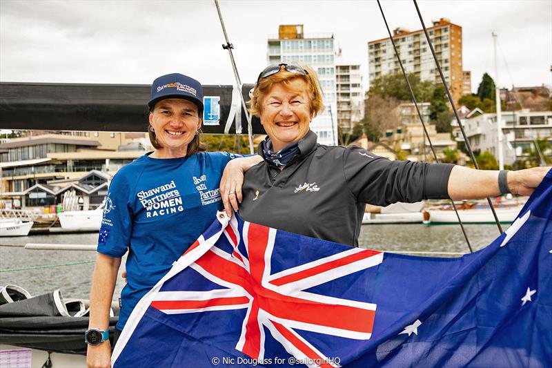 Aussies stick together - Katie Spithill and Karyn Gojnich OLY - photo © Ashley Dart