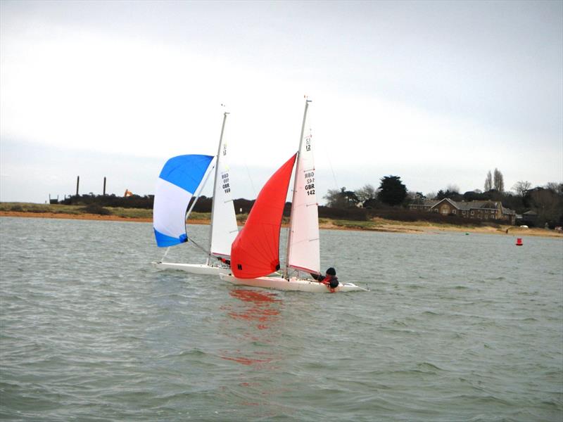 Bembridge Illusion Flying Dutchman  photo copyright Mike Samuelson taken at Bembridge Sailing Club and featuring the Illusion class