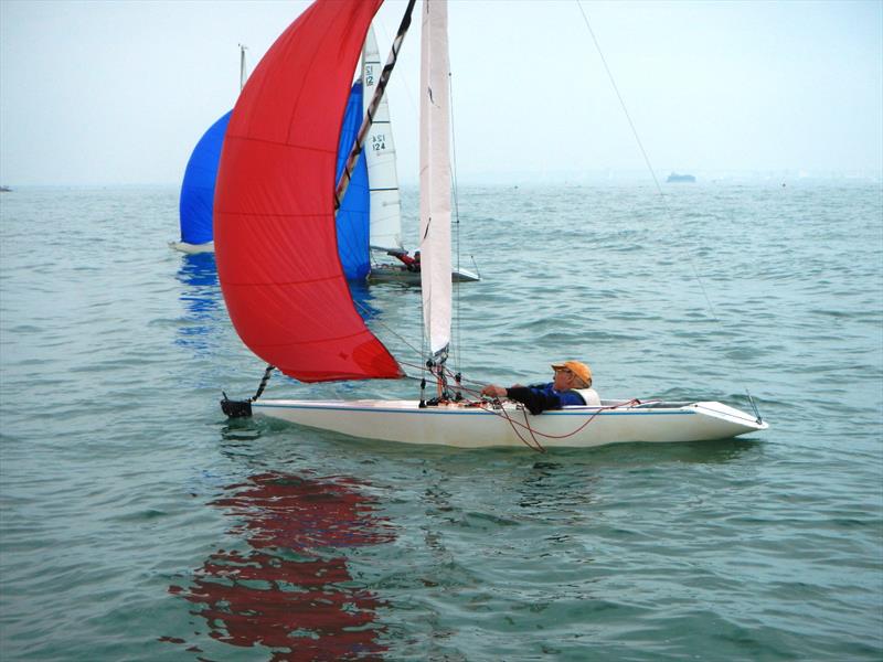 Bembridge Illusion St George's Day Trophy photo copyright Mike Samuelson taken at Bembridge Sailing Club and featuring the Illusion class