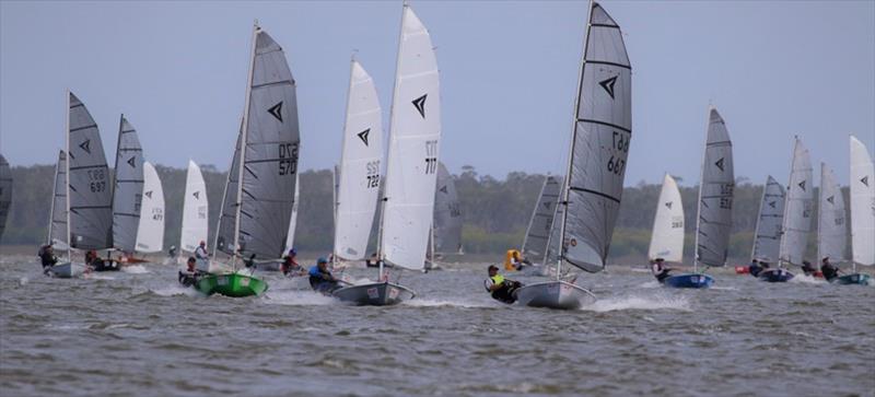 Phil Grey leading the pack - 35th Impulse Australian Championships - photo © Marina Hobbs