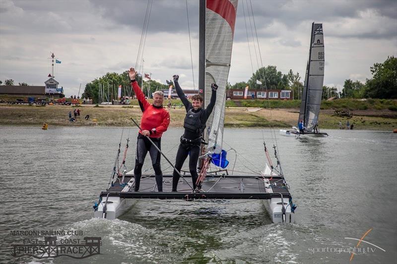 Line honours at the East Coast Piers Race 2019 - photo © Alex Irwin / www.sportography.tv