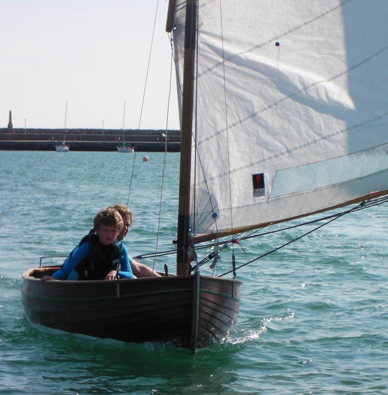 David and Henry Shackleton in 'Scythian' during the International 12 Irish Championship photo copyright Vincent Delany taken at Royal St George Yacht Club and featuring the International 12 class