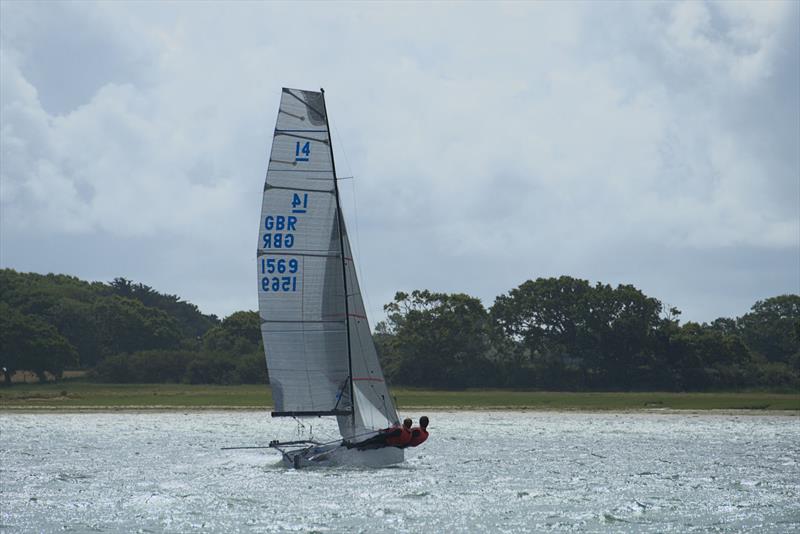 International 14 Gallon Trophy photo copyright Ben Willis taken at Itchenor Sailing Club and featuring the International 14 class