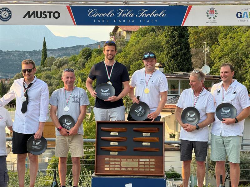 International 14 Worlds at Lake Garda Podium - photo © Annamaria Ramy