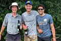 21st International Canoe World Championships - Podium positions wet with Champagne © Chris Hampe