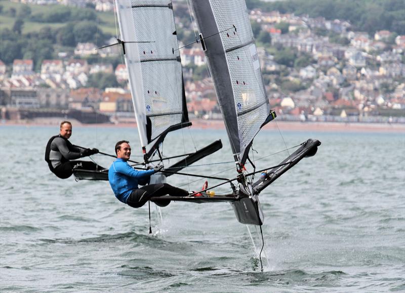 UK International Moth Nationals at Paignton day 1 photo copyright Mark Jardine / IMCA UK taken at Paignton Sailing Club and featuring the International Moth class