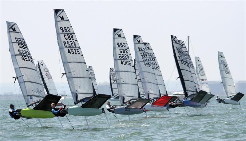 Noble Allen 2018 International Moth UK Championship at Thorpe Bay day 3 - photo © Mark Jardine / IMCA UK