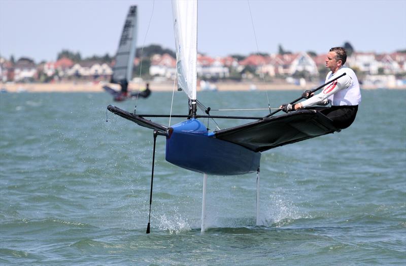 Noble Allen 2018 International Moth UK Championship at Thorpe Bay day 4 - photo © Mark Jardine / IMCA UK