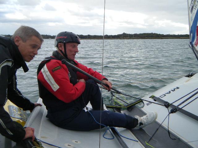 Stuart Jardine becomes the oldest foiling moth sailor at 78 - photo © Peter Barton