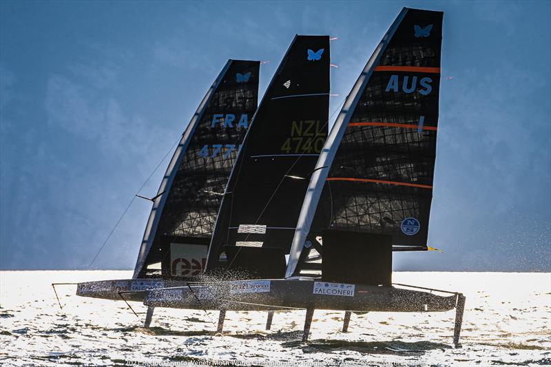 Phil Robertson (NZL) - 4740 - 2021 Int Moth Worlds - Malcesine -  Lake Garda - August 2021  - photo © Martina Orsini