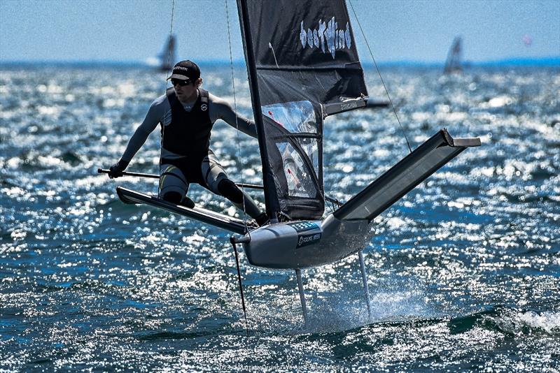 Italian Simone Salvà - 2nd of the Moth Class - photo © Martina Orsini / We Are Foiling Media