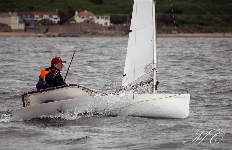 Sam's Warlock getting salty during the International Moth Lowriders Scottish Nationals at Largo Bay - photo © Max Campbell