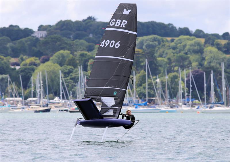 Alex Adams on Day 1 of the Wetsuit Outlet International Moth UK Nationals - photo © Mark Jardine / IMCAUK