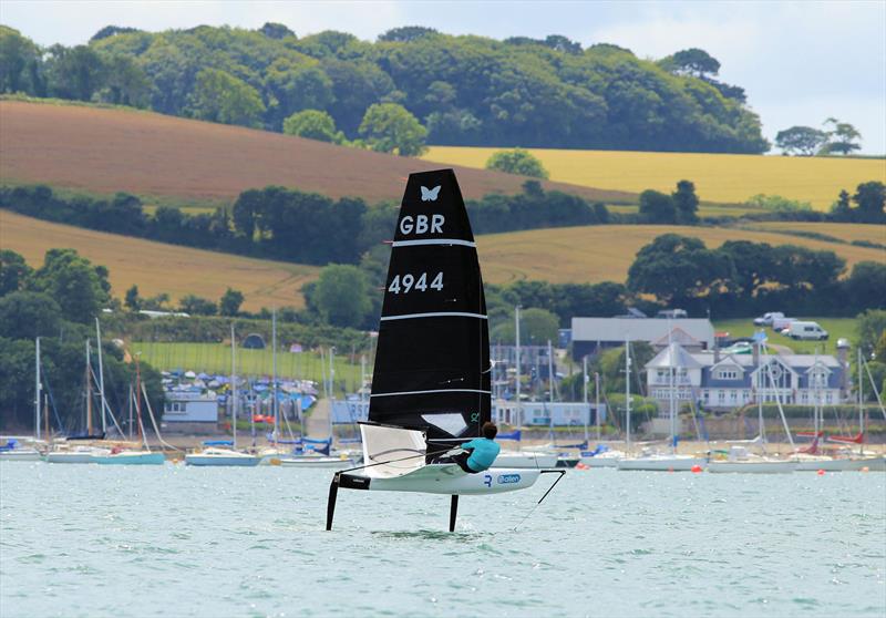 Eddie Bridle on Day 1 of the Wetsuit Outlet International Moth UK Nationals - photo © Mark Jardine / IMCAUK