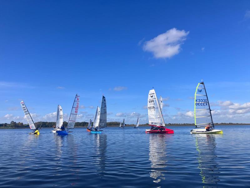 Light winds did not diminish enthusiasm during the International Moth Lowriders `Burton Rinse Cycle` Inlands - photo © Paul Kelly