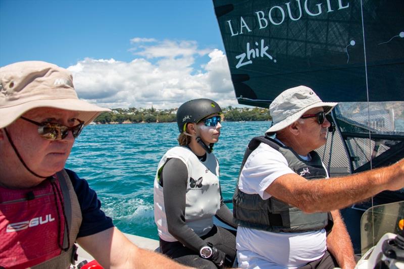 Hattie Rogers (GBR) - Day 5 - 2024 PredictWind Moth Worlds - Manly Sailing Club. January 9, 2025 photo copyright C-Tech taken at Manly Sailing Club and featuring the International Moth class