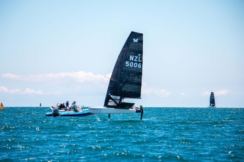 Jacob Pye - Day 5 - 2024 PredictWind Moth Worlds - Manly Sailing Club. January 9, 2025 photo copyright C-Tech taken at Manly Sailing Club and featuring the International Moth class