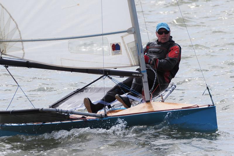 Lyndon Beasley made the most of keeping the errors to a minimum whilst also managing to sail his Magnum 6 very quickly - Moth Lowrider Nationals at Stone day 1 photo copyright Dougal Henshall taken at Stone Sailing Club and featuring the International Moth class