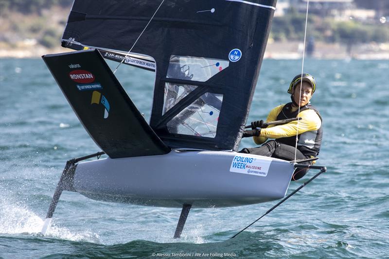 Malcesine gears up for the 2025 International Moth World Championship - photo © Martina Orsini / We Are Foiling Media