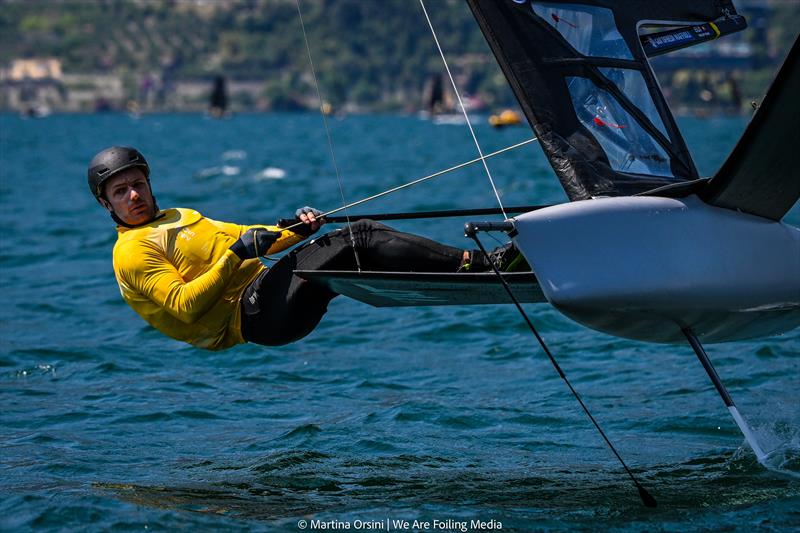 Malcesine gears up for the 2025 International Moth World Championship - photo © Martina Orsini / We Are Foiling Media