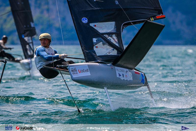 International Moth Worlds at Fraglia Vela Malcesine Day 5 - photo © Martina Orsini