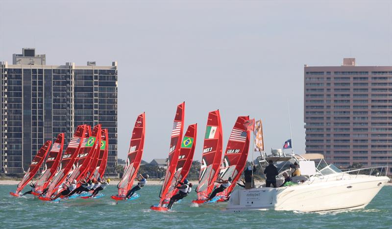 iQFoils hit the starting line at pace - photo © Britt Viehman 