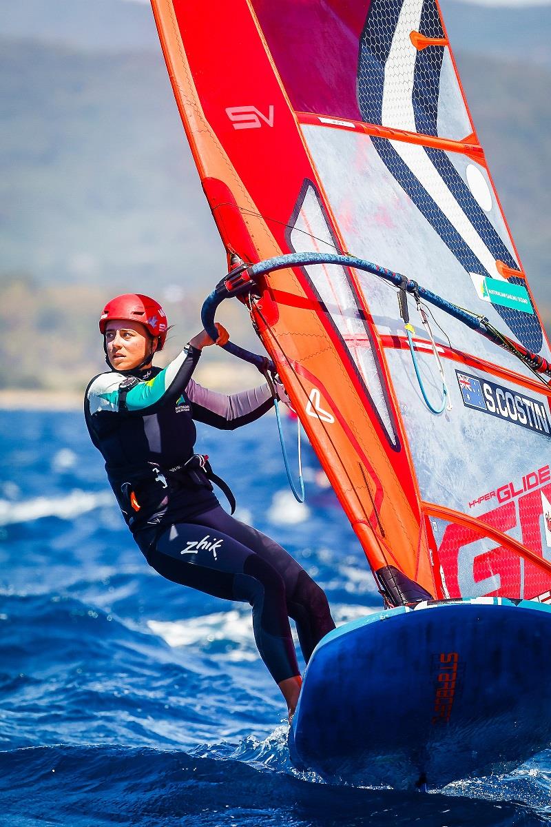 Samantha Costin staying focussed - 2023 Hyeres Regatta - photo © Sailing Energy