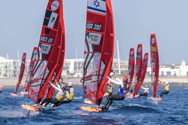 Day 4 of the iQFOiL World Championships in Lanzarote - photo © Sailing Energy / Marina Rubicón