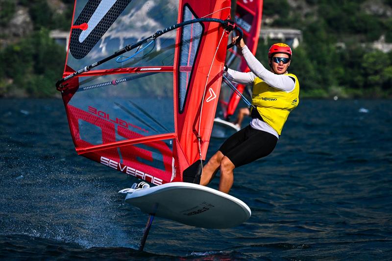 Federico Pilloni - Youth Sailing World Championships 2024 photo copyright World Sailing taken at Vela Garda Trentino and featuring the iQFoil class