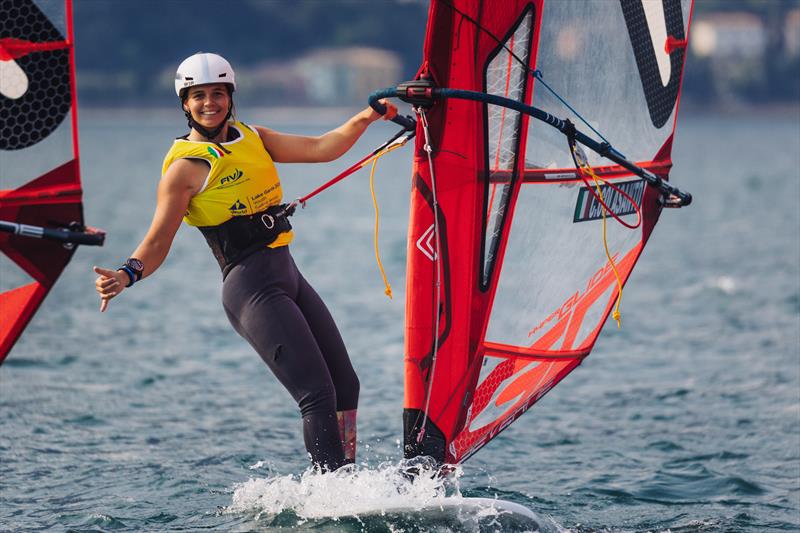 2024 Youth Sailing World Championships Day 5 photo copyright Giovanni Mitolo taken at  and featuring the iQFoil class