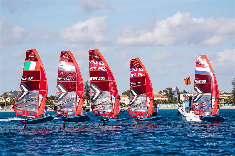 iQFOiL Open European Championship 2024 photo copyright Sailing Energy / iQFoil Class taken at  and featuring the iQFoil class