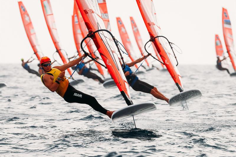 2024 iQFOiL Youth & Junior World Championships at Sa Ràpita, Spain - Day 4 photo copyright Sailing Energy / iQFOiL Class taken at  and featuring the iQFoil class