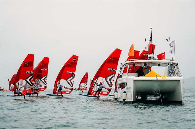 iQFOiL Asian Championships and iQFOiL International Games day 1 - photo © Sailing Energy / iQFOiL Class