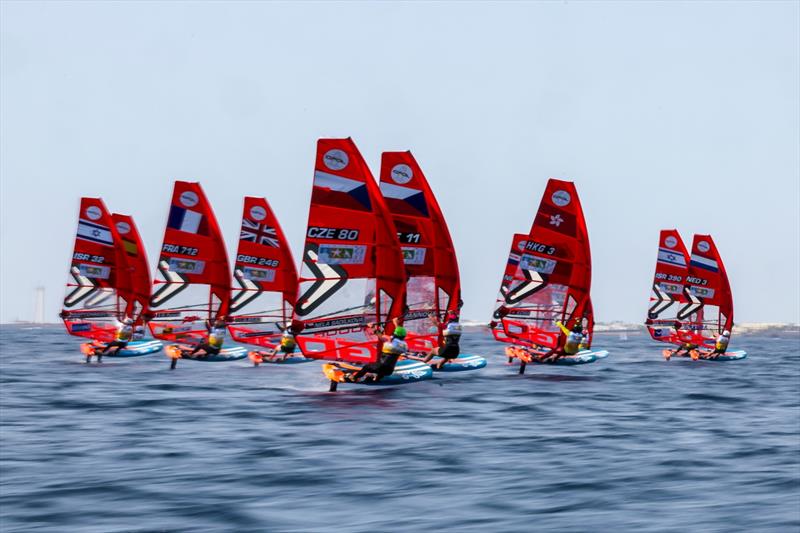 iQFOiL Worlds Lanzarote - photo © Sailing Energy / iQFOiL Class