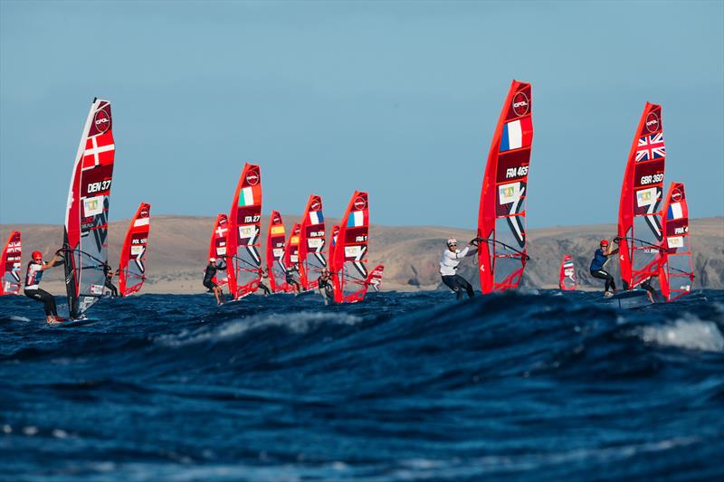 2025 iQFOiL International Games in Lanzarote - Day 1 - photo © Sailing Energy