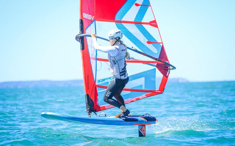 iQFoil - Day 3 - Oceanbridge Sail Auckland 2025 - March 2, 2025 - photo © Jacob Fewtrell Media