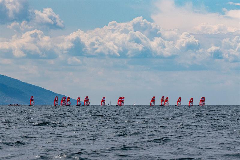 iQFOiL Youth & Junior International Games in Torbole, Italy - Day 4 photo copyright Elena Giolai taken at Circolo Surf Torbole and featuring the iQFoil class