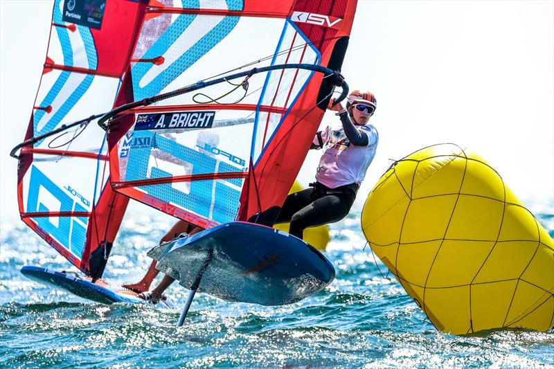Aimee Bright (NZL) - U23 iGFoil Womens World Championship,  Portimão, Portugal  - September 2025 - photo © Sailing Energy
