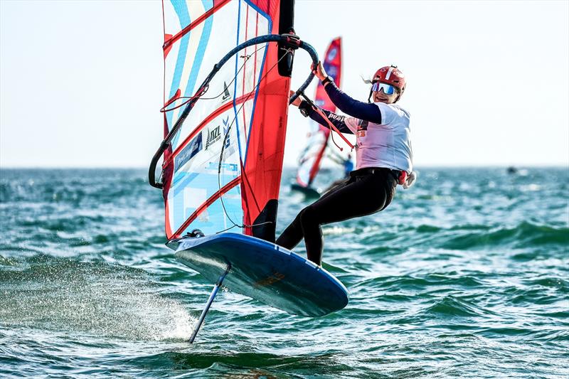 Stella Bilger  (NZL) - U23 iGFoil Womens World Championship,  Portimão, Portugal  - September 2025 - photo © Sailing Energy