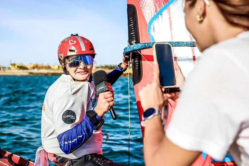 Stella Bilger  (NZL) - U23 iGFoil Womens World Championship,  Portimão, Portugal  - September 2025 - photo © Sailing Energy