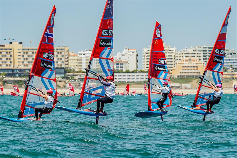 Stella Bilger (NZL) - iQfoil European Championships - Portimao, Portugal - May 23, 2026 - photo © Sailing Energy
